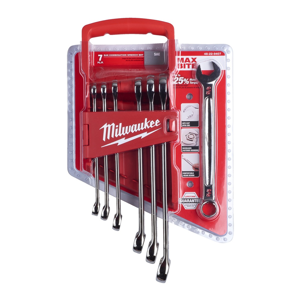 Zestawy_kluczy_płasko-oczkowych_MAX_BITE™_Milwaukee_7_pc_Maxbite_Imperial_Combination_Spanner_Set_-_1_pc_5