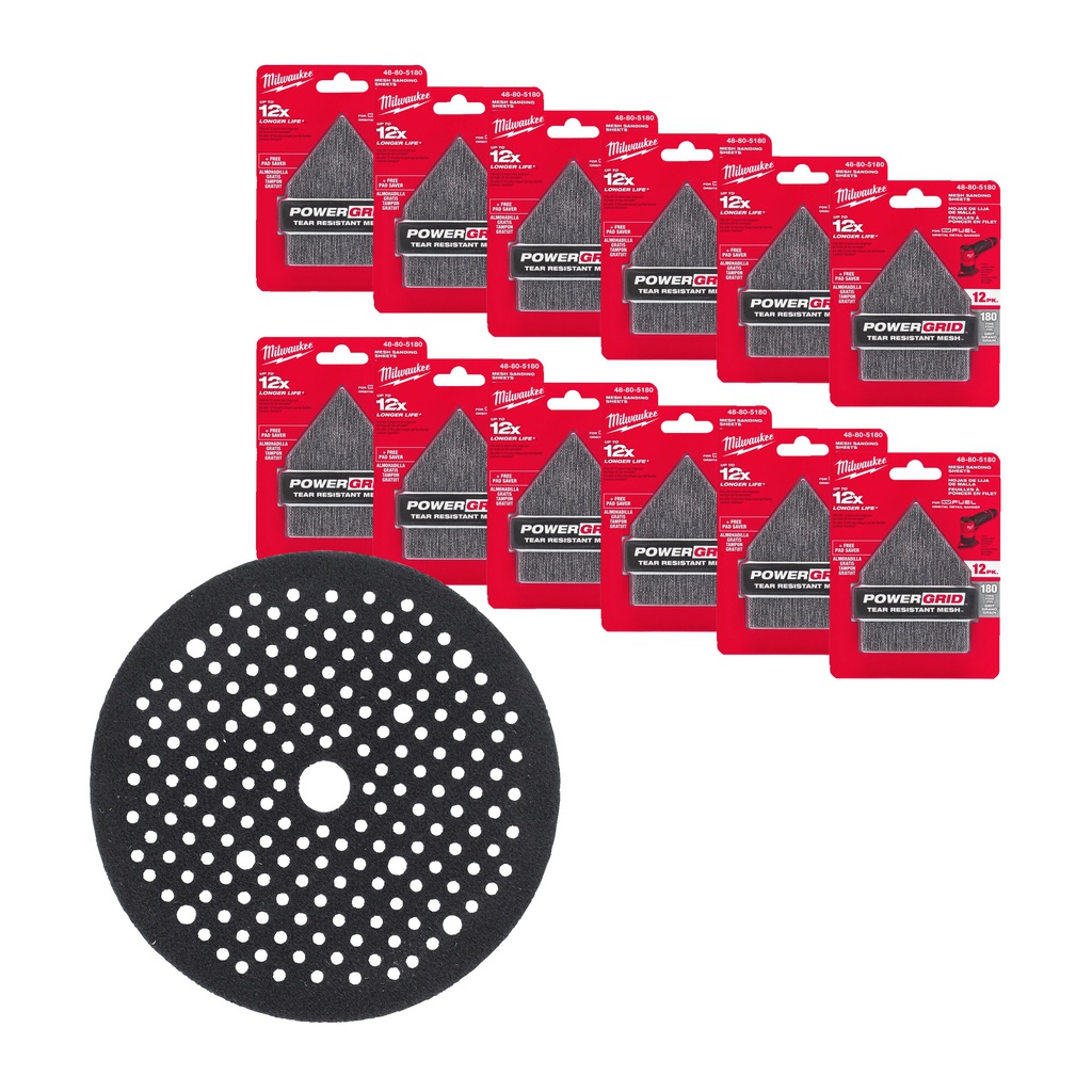 Siatki_ścierne_do_M12_FDSS_67_x_92_mm_Milwaukee_Mesh_67_x_92_G120_-_12_pc_+_Pad_Saver_1