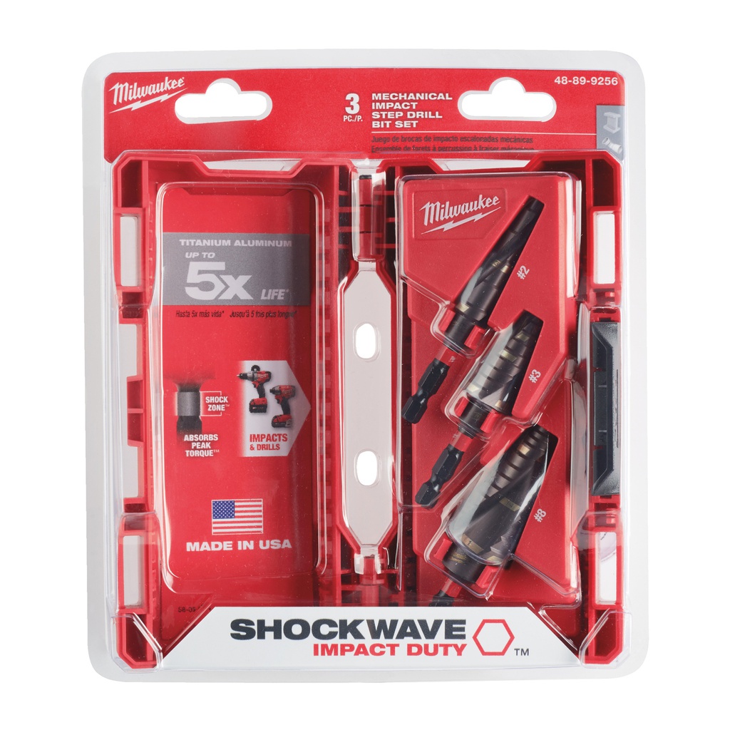 Zestaw_wierteł_stopniowych_Milwaukee_ShW_step_drill_set_(3pc)_1