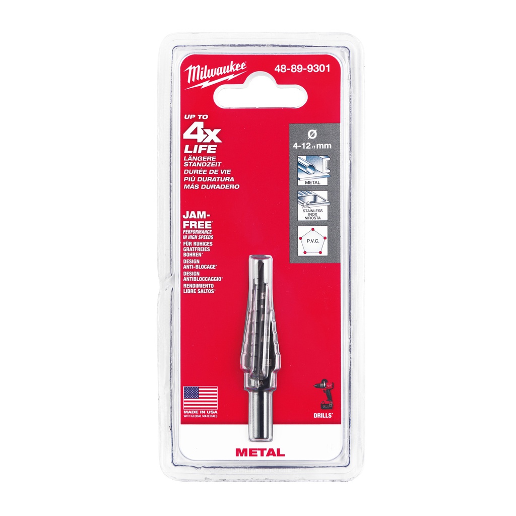 Wiertła_stopniowe_Milwaukee_4_to_12_mm,_1_mm_steps_-_1_pc_1