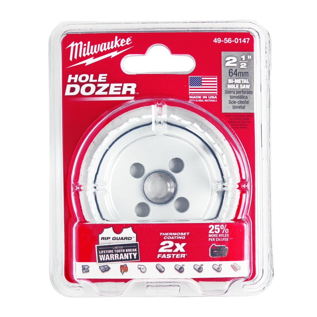 Bimetalowe_kobaltowe_otwornice_HOLE_DOZER™_Milwaukee_Hole_Dozer_Holesaw_-_64_mm_-_1_pc_1