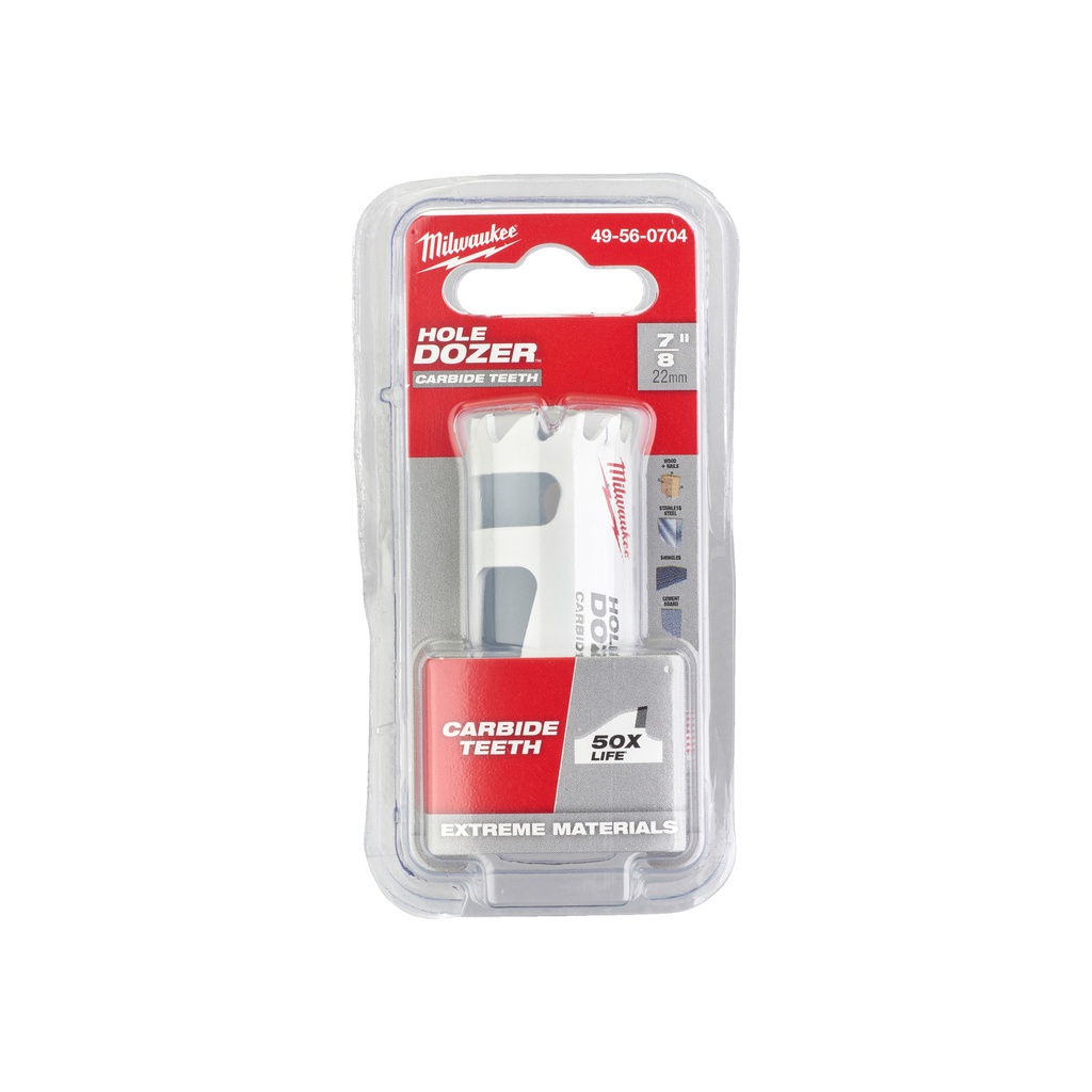 Otwornice_z_węglikiem_wolframu_HOLE_DOZER™_Carbide_Milwaukee_TCT_Hole_Dozer_Holesaw_22_mm_-_1_pc_1