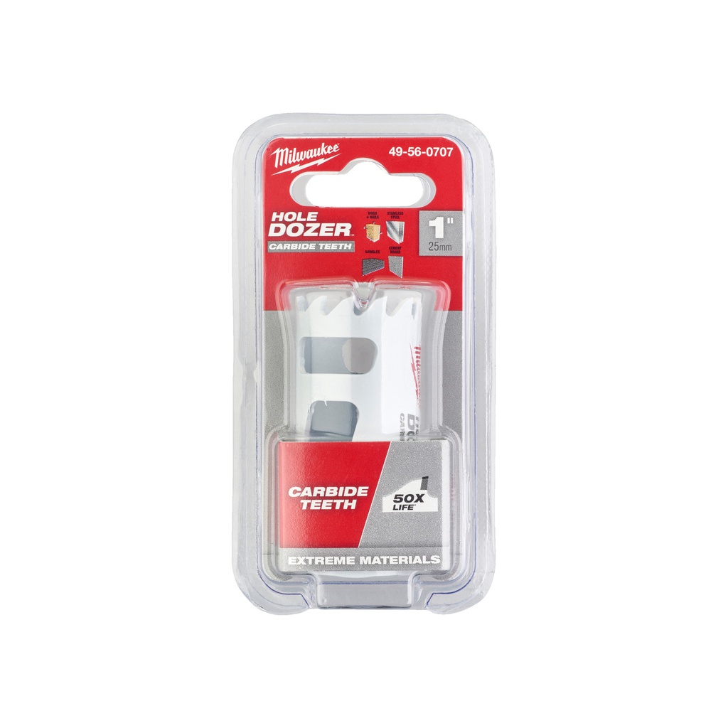 Otwornice_z_węglikiem_wolframu_HOLE_DOZER™_Carbide_Milwaukee_TCT_Hole_Dozer_Holesaw_25_mm_-_1_pc_1
