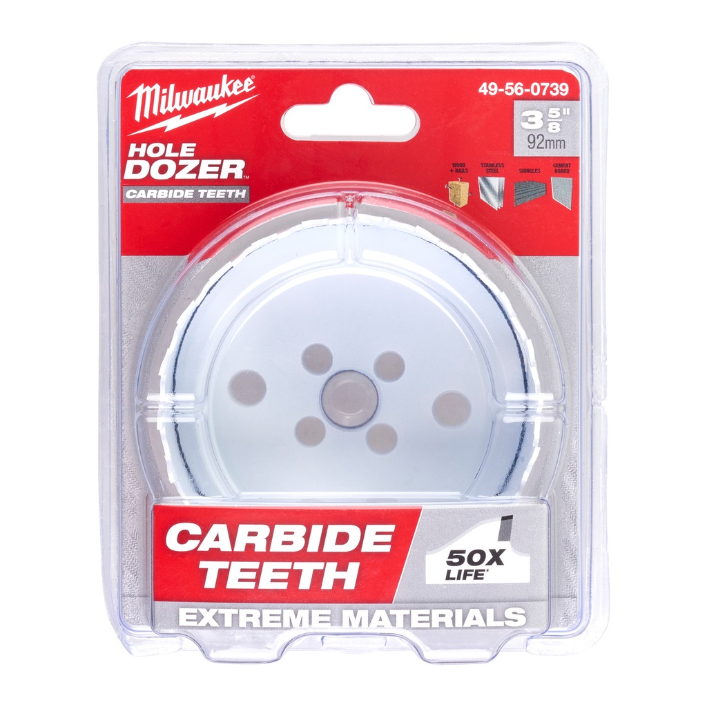 Otwornice_z_węglikiem_wolframu_HOLE_DOZER™_Carbide_Milwaukee_TCT_Hole_Dozer_Holesaw_92_mm_-_1_pc_1