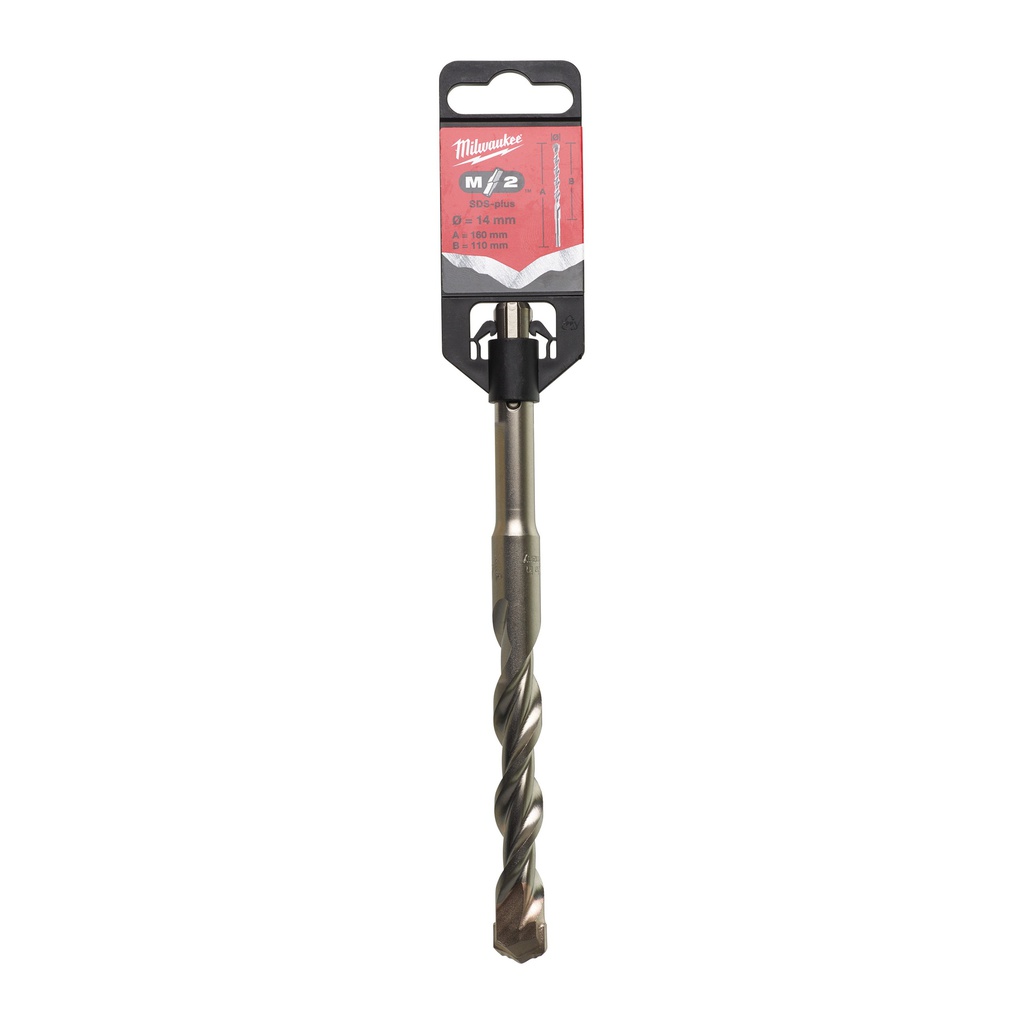 Wiertła_SDS-Plus,_2-ostrzowe_Milwaukee_SDS-Plus_M2_14_x_160_-_1_pc_1