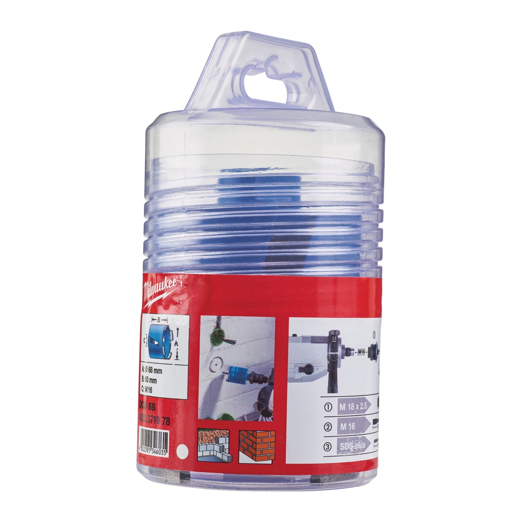 Wiercenie_na_sucho_koronką_diamentową_pod_gniazdka_elektryczne,_bez_usuwania_pyłu_-_DCU_/_DCH_Milwaukee_DCU_68_mm_M16_-_1_pc_1