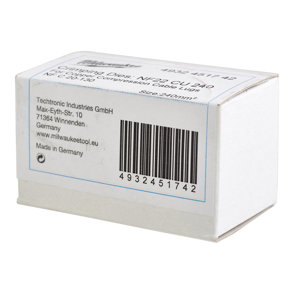 Matryce_zaciskowe_typu_NF_Milwaukee_NF22_Cu_240_-_1_pc_1