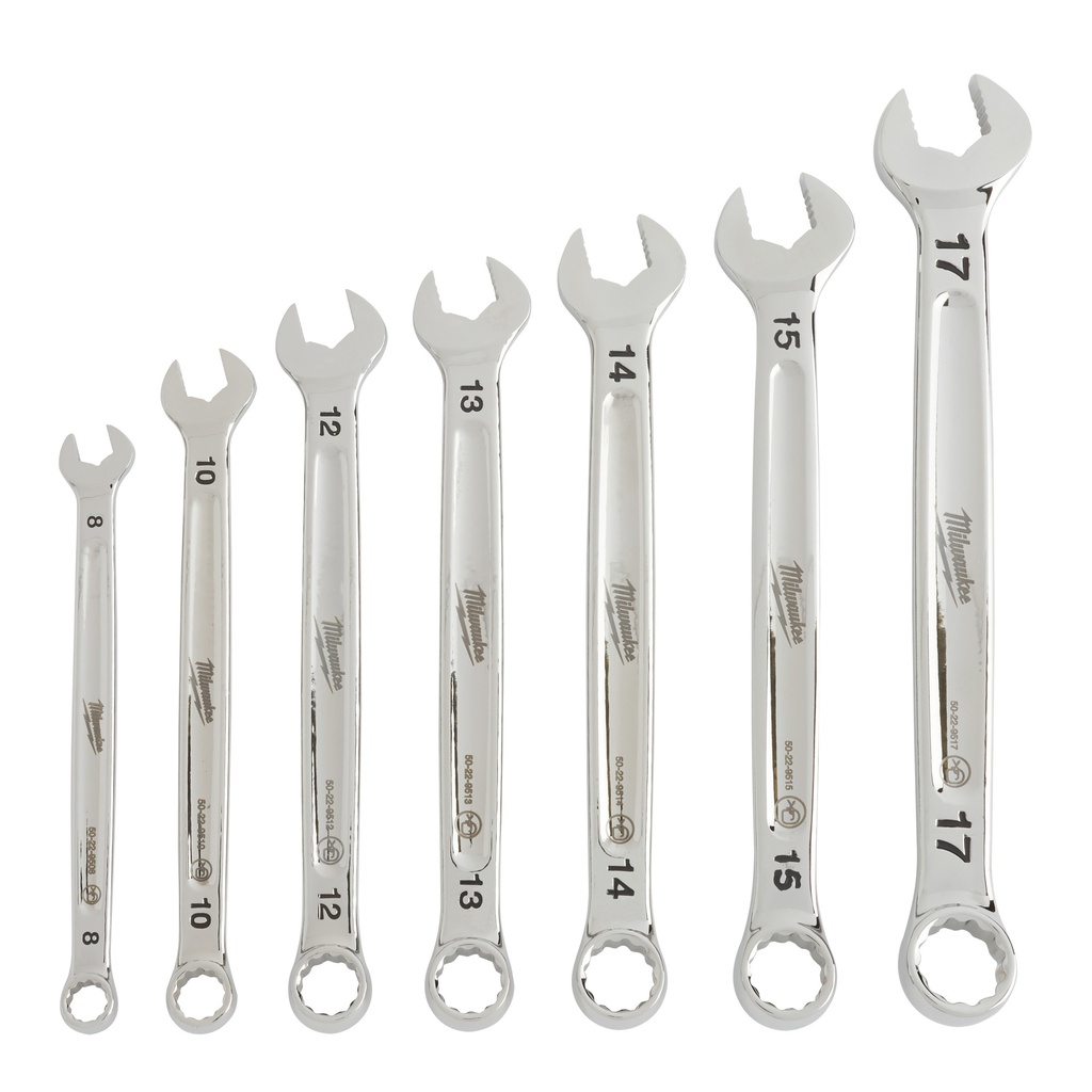 Zestawy_kluczy_płasko-oczkowych_MAX_BITE™_Milwaukee_7_pc_Maxbite_Metric_Comb._Spanner_Set_–_1pc_2