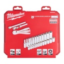 Zestawy_nasadek_z_grzechotką_Milwaukee_1/4_Drive_28_pc_Ratchet_+_Socket_Set_Metric_4