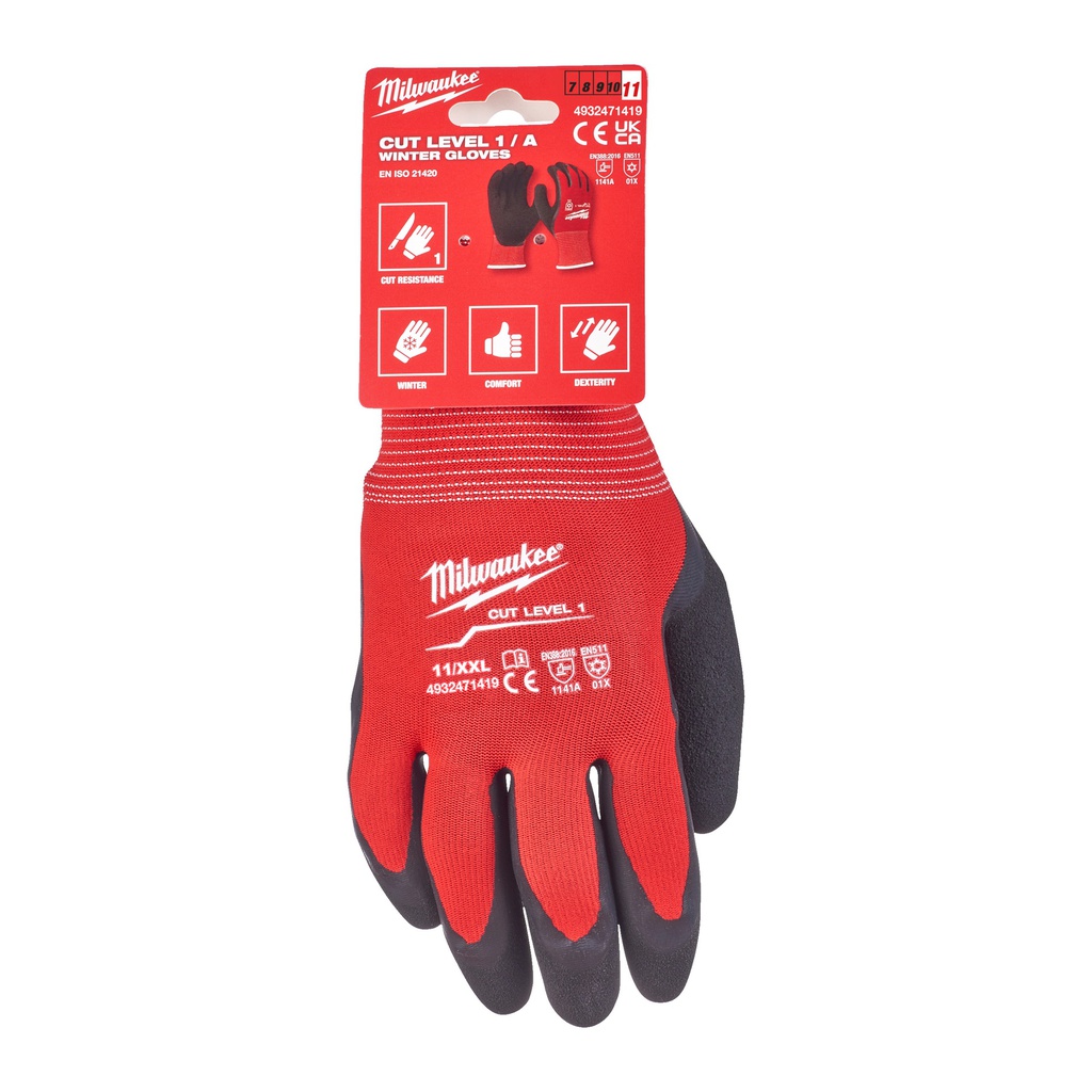Rękawice_odporne_na_przecięcia_-_wersja_zimowa_-_poziom_ochrony_A_Milwaukee_Winter_Cut_A_Gloves_-_11/XXL_-_1pc_1