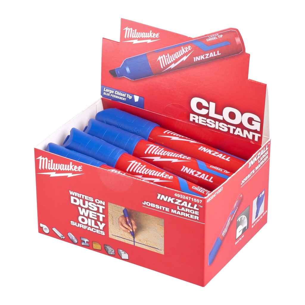Markery_INKZALL™_L_&_XL_Milwaukee_INKZALL_Blue_L_Chisel_Tip_Marker_4