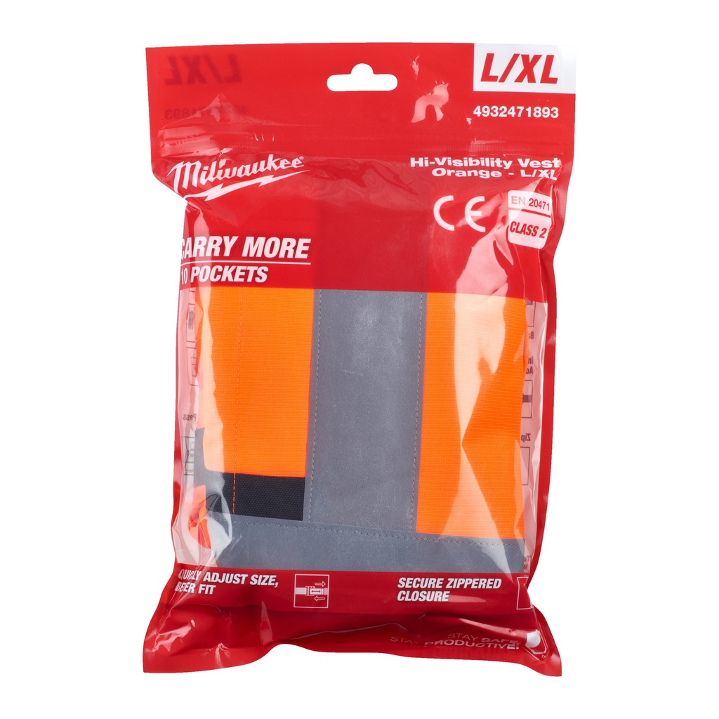 Kamizelka_o_intensywnej_widzialności_-_żółta_Milwaukee_High-Visibility_Vest_Orange_-_L/XL_3