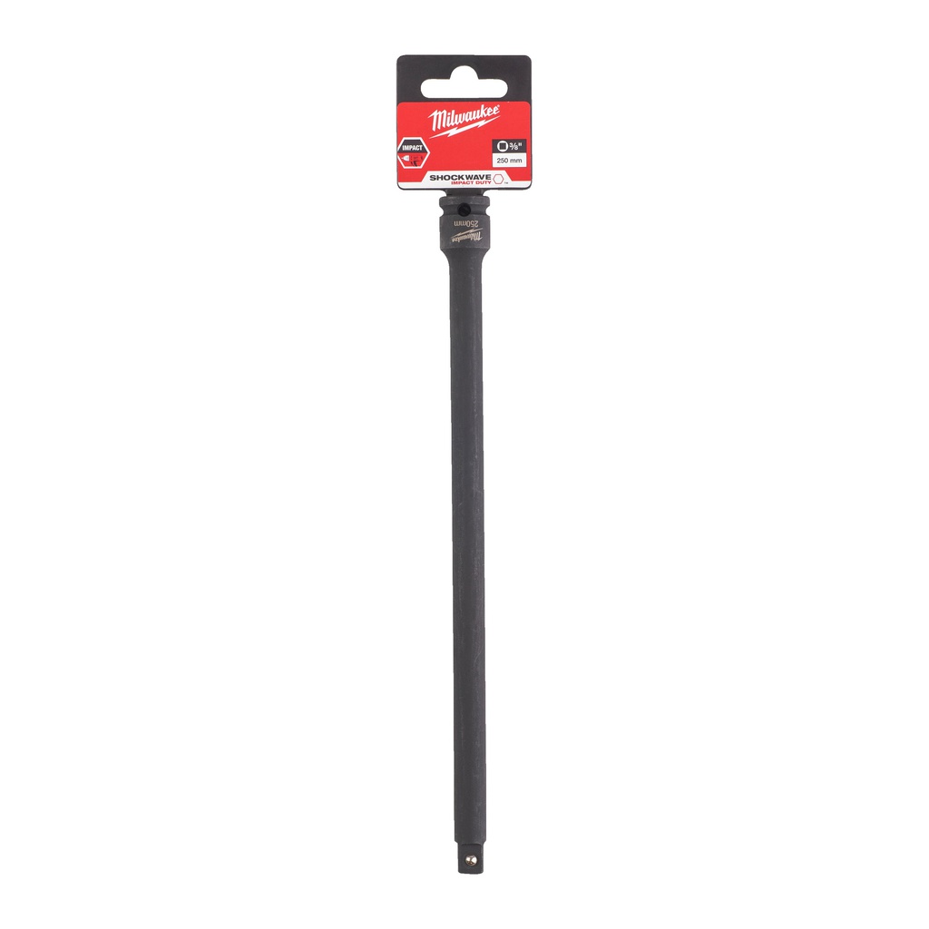 Nasadki_udarowe_⅜_″-_przedłużki_Milwaukee_3/8"_impact_socket_extension_-_250_mm_1