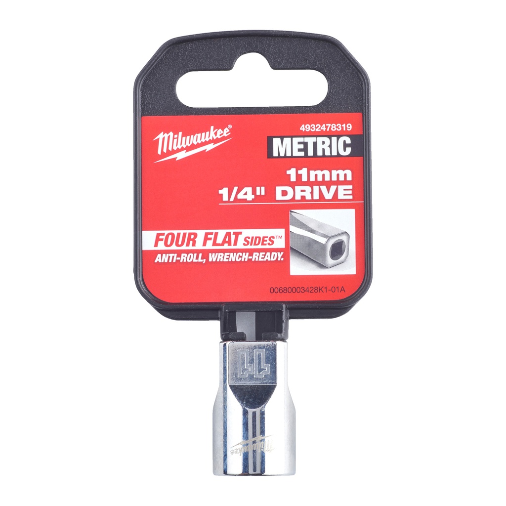 Nasadki_chromowane_¼″_Milwaukee_1/4_Drive_Socket_-_Metric_Standard_-_11_mm_1