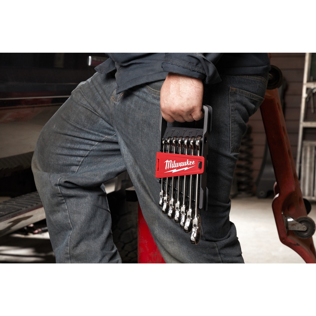 Zestaw_kluczy_płasko-oczkowych_MAXBITE™_z_ruchomą_główką_grzechotki_Milwaukee_7pc_Maxbite_Flex_Head_Spanner_Set_3