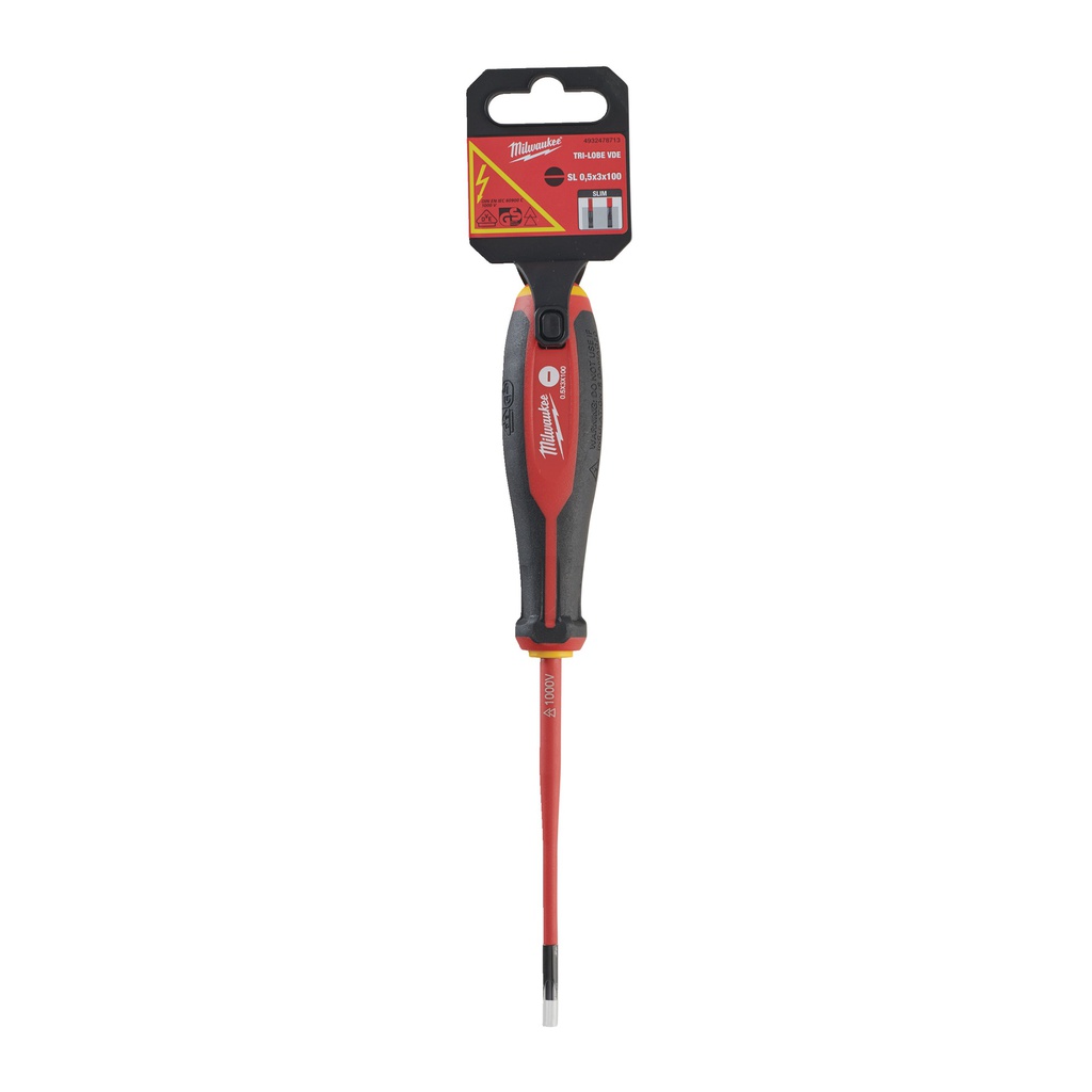 Wkrętai_izolowane_VDE_Milwaukee_Tri-Lobe_VDE_Screwdriver_-_Slotted_0.5_x_3_x_100_1
