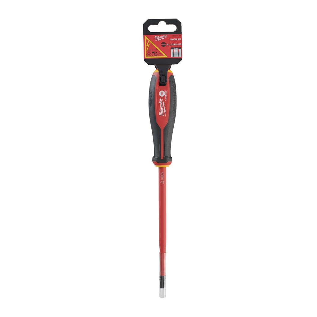 Wkrętai_izolowane_VDE_Milwaukee_Tri-Lobe_VDE_Screwdriver_-_Slotted_1.2_x_6.5_x_150_1