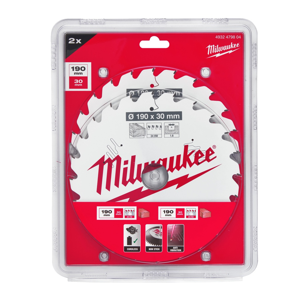 Tarcze_pilarskie_do_ręcznych_pił_tarczowych_Milwaukee_CSB_Twin_Pack_190_x_24T/24T_-_2pc_1