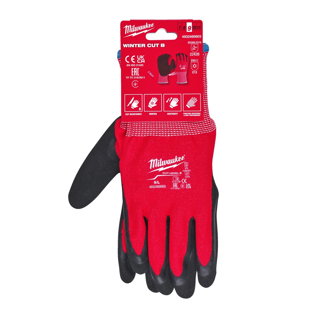 Rękawice_odporne_na_przecięcia_-_wersja_zimowa_-_poziom_ochrony_B_Milwaukee_Winter_Cut_B_Gloves_-_9/L_-_1pc_1