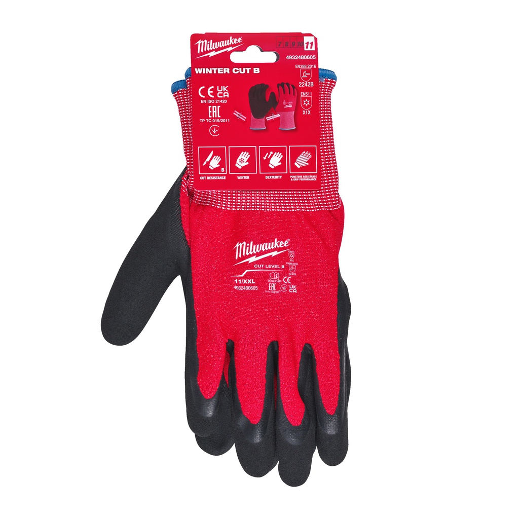 Rękawice_odporne_na_przecięcia_-_wersja_zimowa_-_poziom_ochrony_B_Milwaukee_Winter_Cut_B_Gloves_-_11/XXL-_1pc_1
