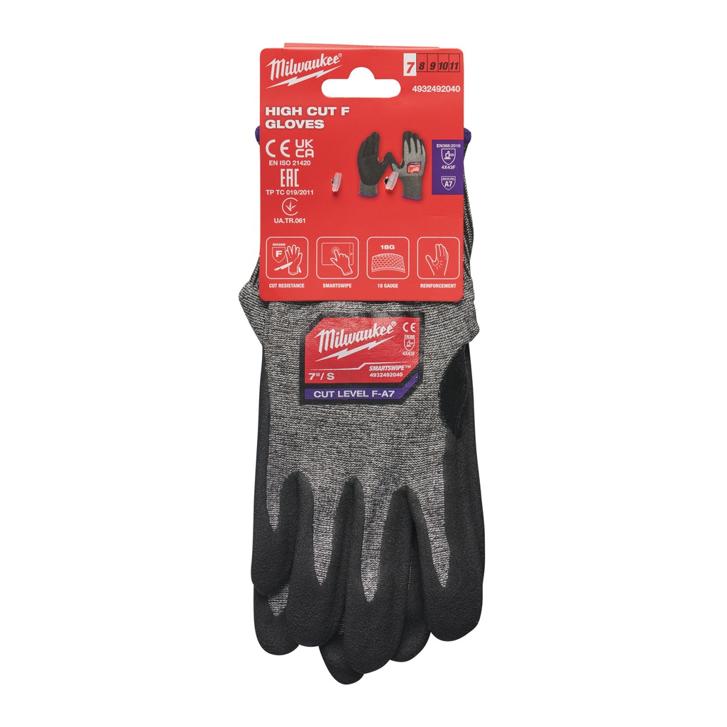 Rękawice_odporne_na_przecięcia_-_poziom_ochrony_F_Milwaukee_High_Cut_F_Gloves_-_8/M_-_1pc_1