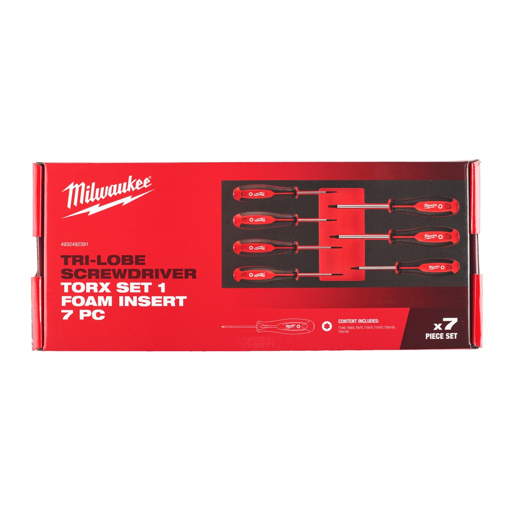 Wkładki_piankowe_z_wkrętakami_Milwaukee_Screwdriver_TX_Set_1_Foam_Insert_-_7_pc_2