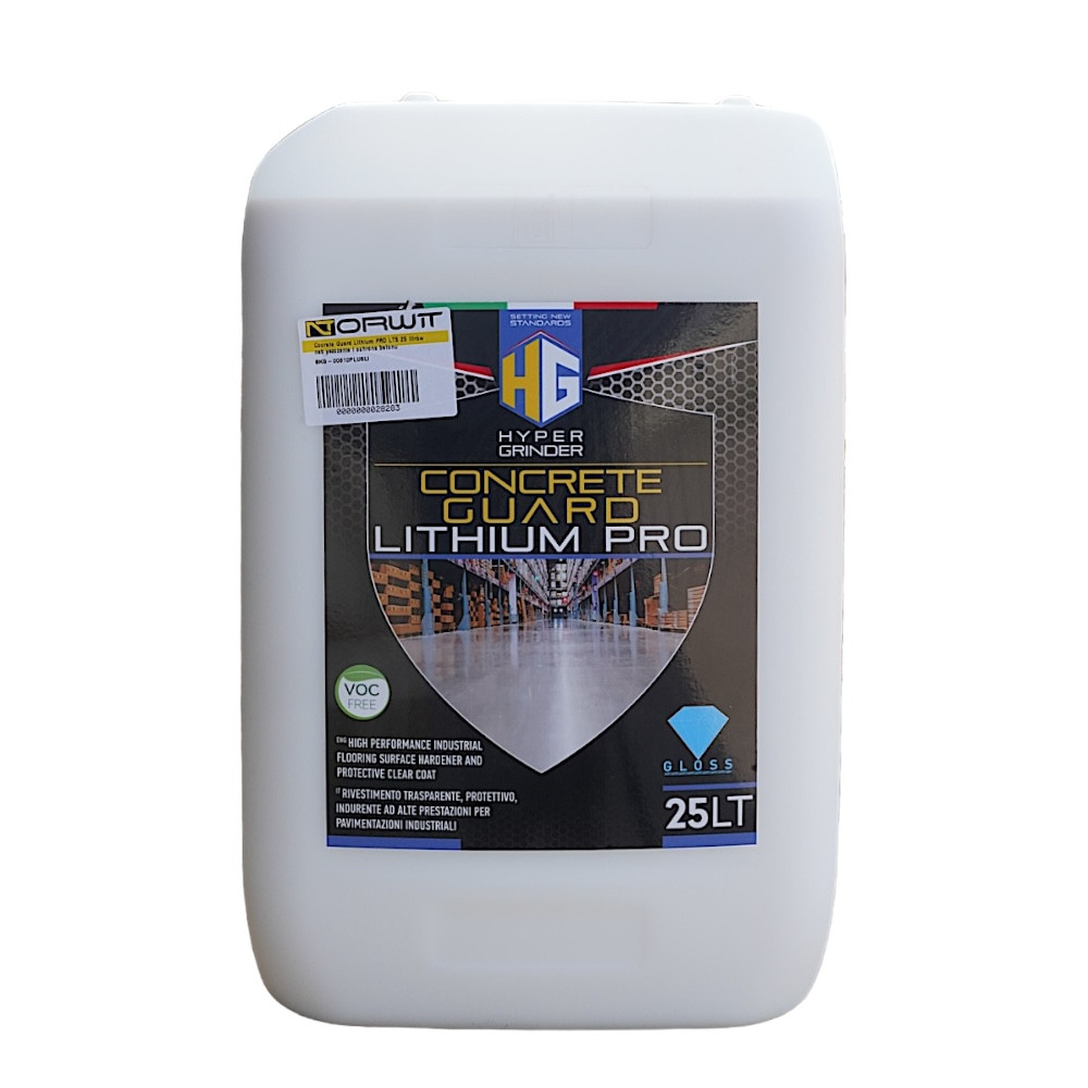 Concrete Guard Lithium PRO Barikell Hyper Grinder nabłyszczanie i ochrona betonu