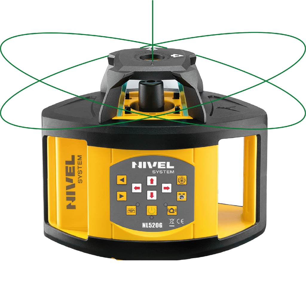 Niwelator laserowy rotacyjny Nivel System NL520G samopoziomujący