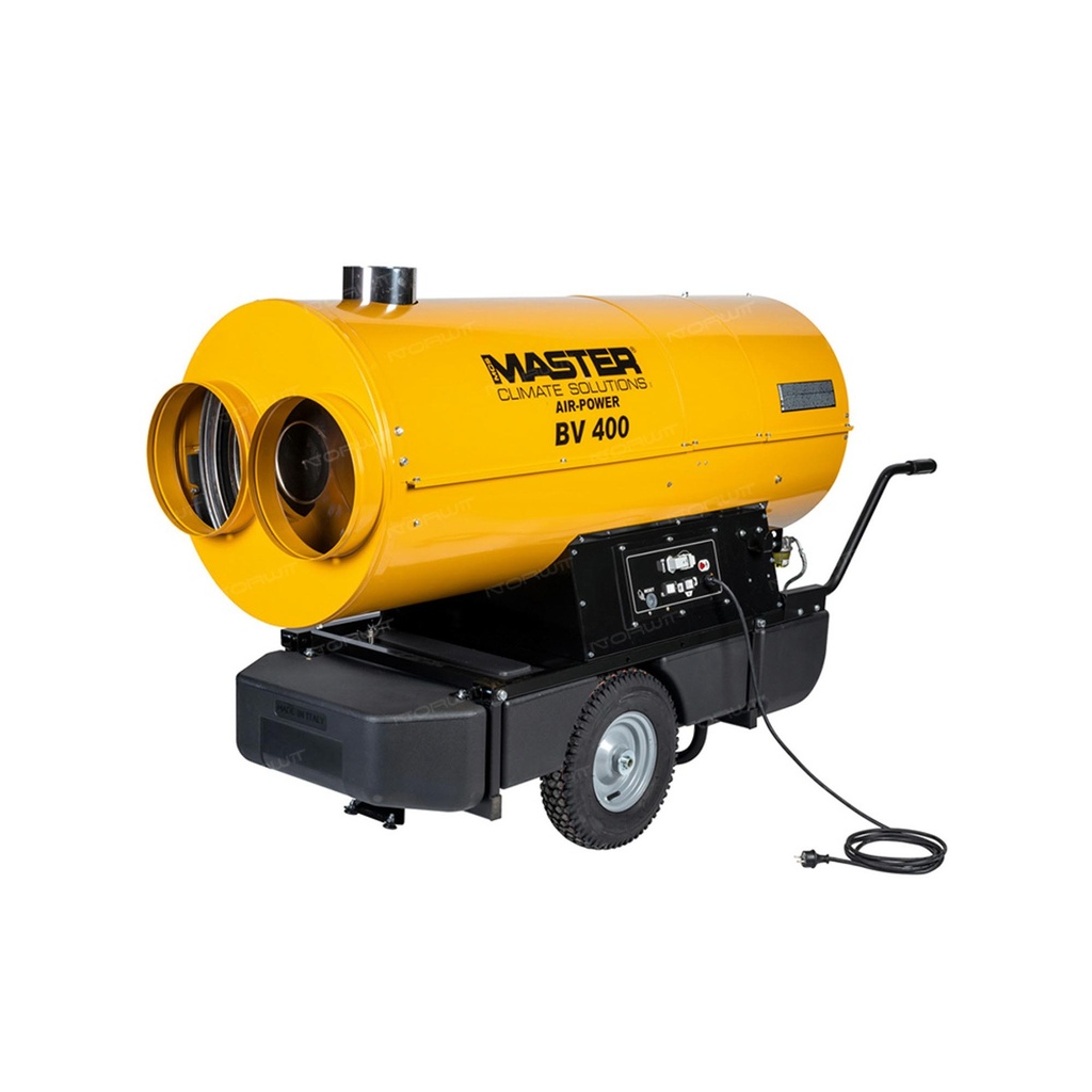 Nagrzewnica olejowa z odprowadzeniem spalin Master BV 400