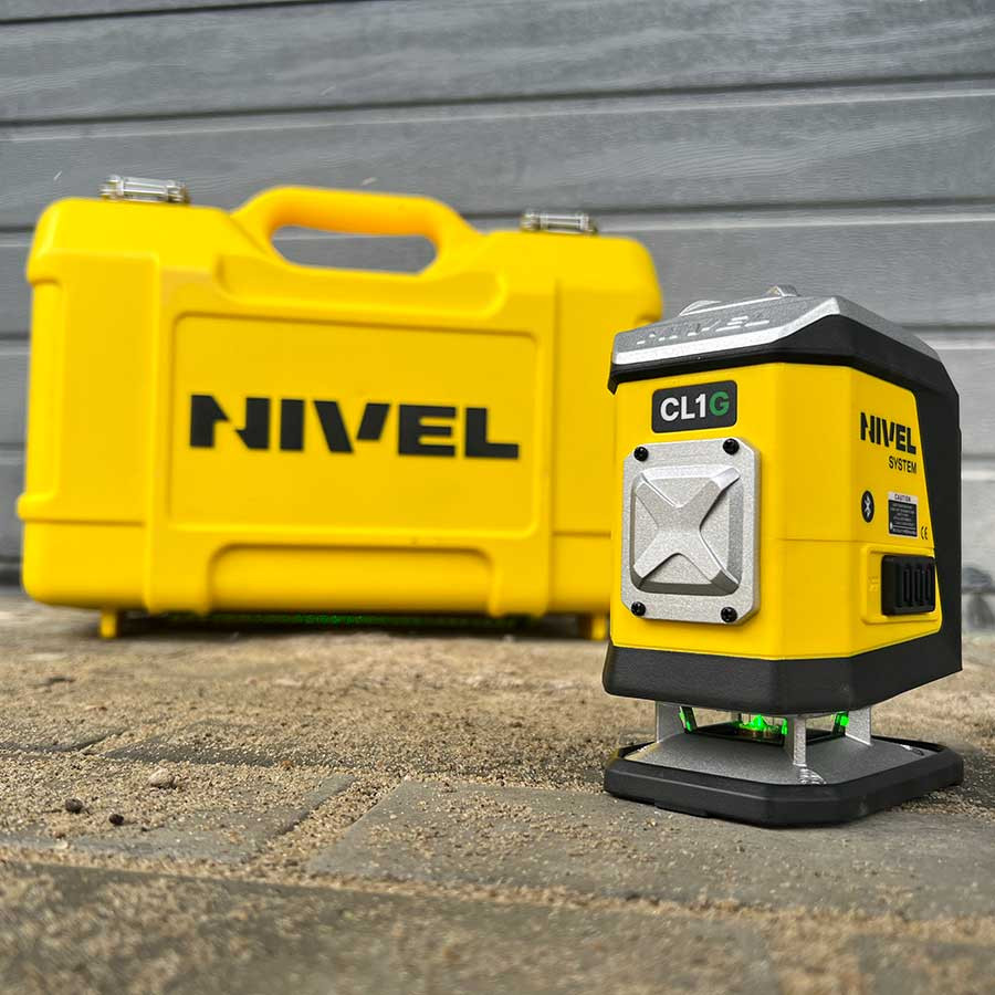 ZESTAW Laser krzyżowy Nivel System CL1G zielony + statyw SJJ-M1 EX + tyczka LS24 + odbiornik CLS4