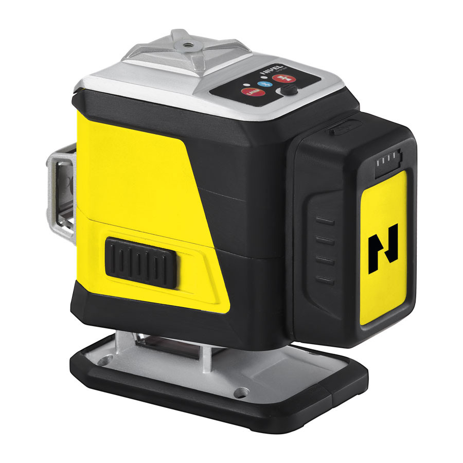 ZESTAW Laser krzyżowy Nivel System CL3R czerwony + tyczka LP36