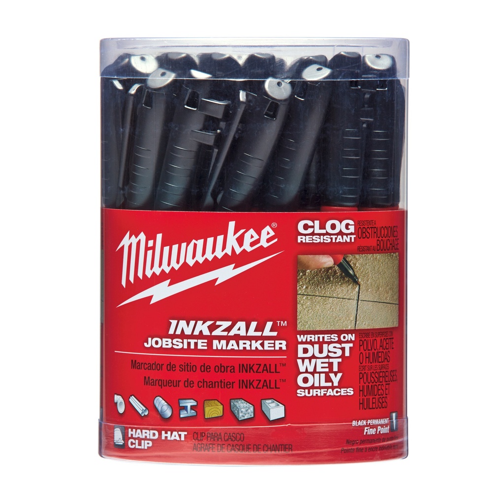 Markery INKZALL™  Milwaukee | INKZALL™ marker black - 1 pc