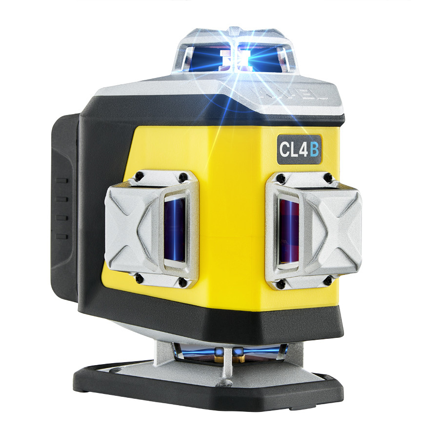 ZESTAW Laser krzyżowy Nivel System CL4B niebieski + statyw SJJM1EX + czujnik CLS4