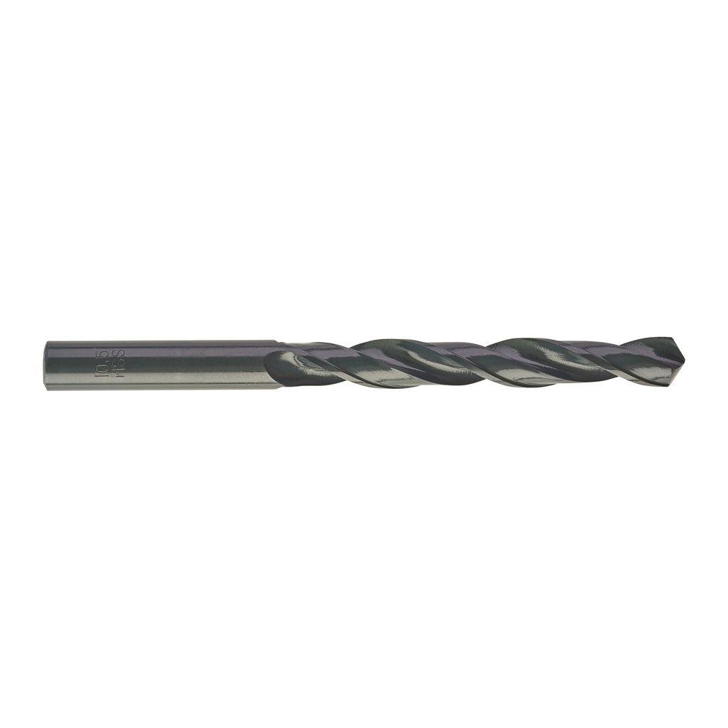 Wiertła do metalu HSS, walcowane - DIN 338 - opakowanie po 5 i 10 szt. Milwaukee | HSSR 10.5 x 133 - 5 pcs