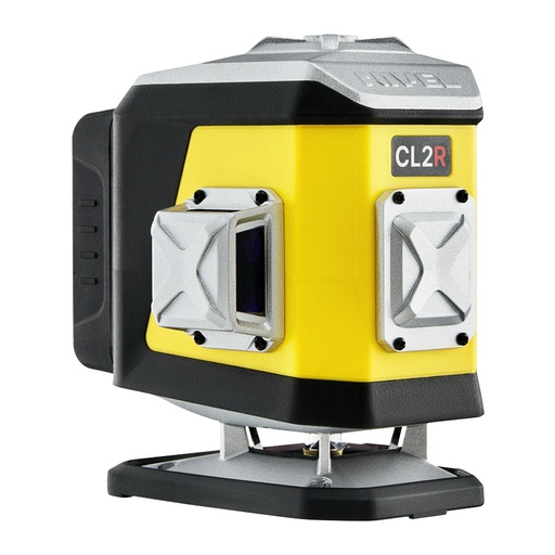 [CL2R-zestaw1] ZESTAW Laser krzyżowy Nivel System CL2R czerwony + tyczka LP36