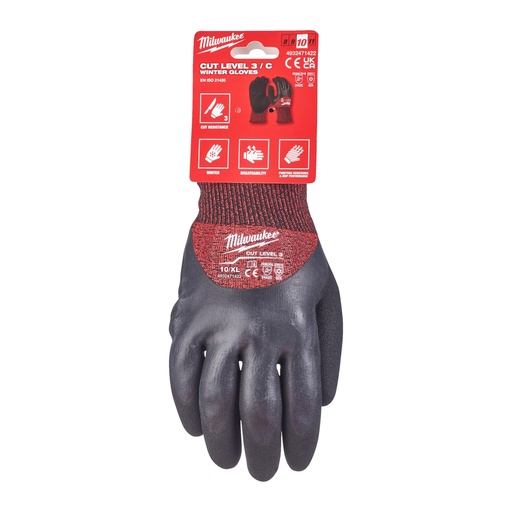 [4932471422] Rękawice odporne na przecięcia - poziom ochrony C Milwaukee | Cut C Gloves - 10/XL - 1pc