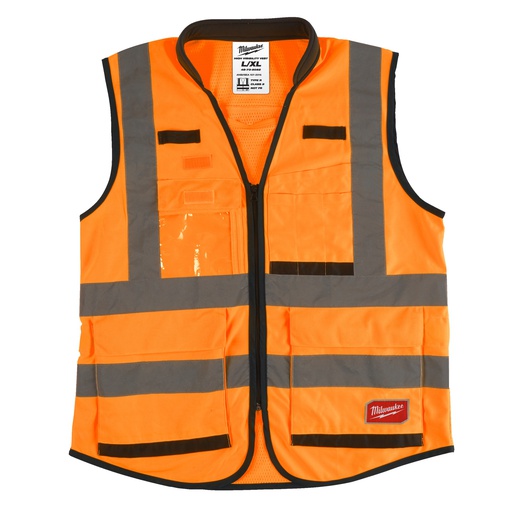 [4932471900] Kamizelka o intensywnej widzialności PREMIUM - żółta Milwaukee | Premium High-Visibility Vest Orange - 2XL/3XL