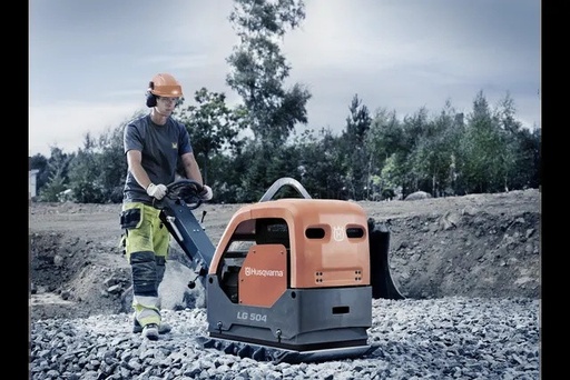 [967855507] Zagęszczarka rewersyjna Husqvarna LG 504 Hatz EL 700mm