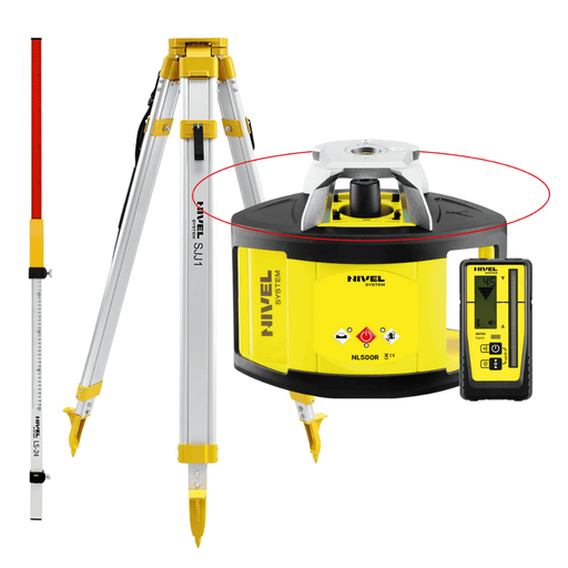 [NL500R-DIGITAL-zestaw1] Niwelator laserowy Nivel System NL500R DIGITAL - ZESTAW łata LS-24 + statyw SJJ1
